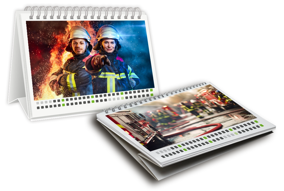 Tischkalender für Feuerwehrvreine