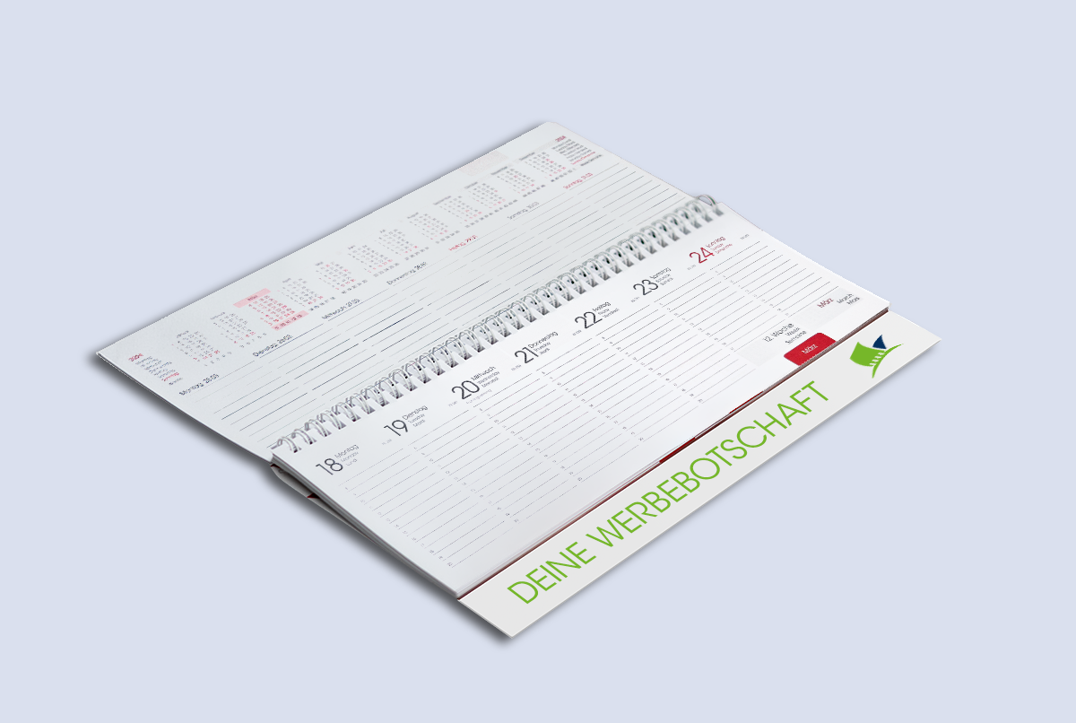 Tischkalender Datenblätter
