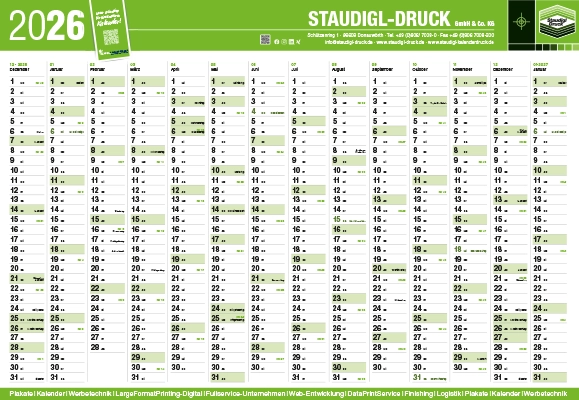 Wandplaner für Vereine
