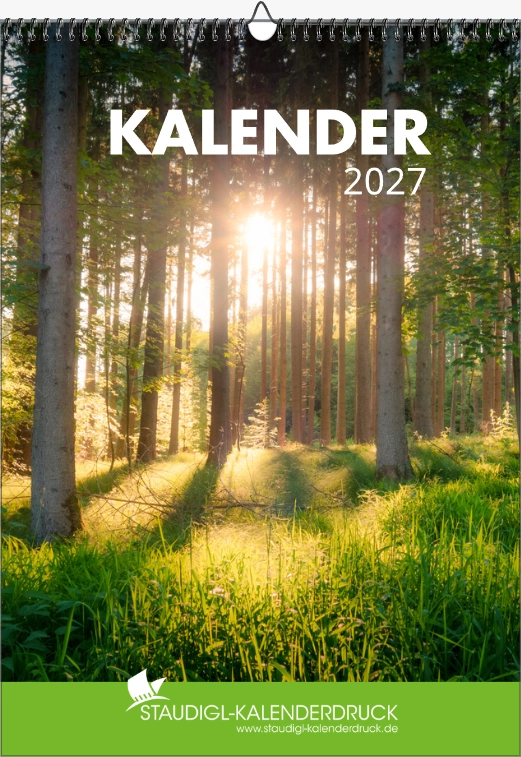 Kalender mit Logo 2027