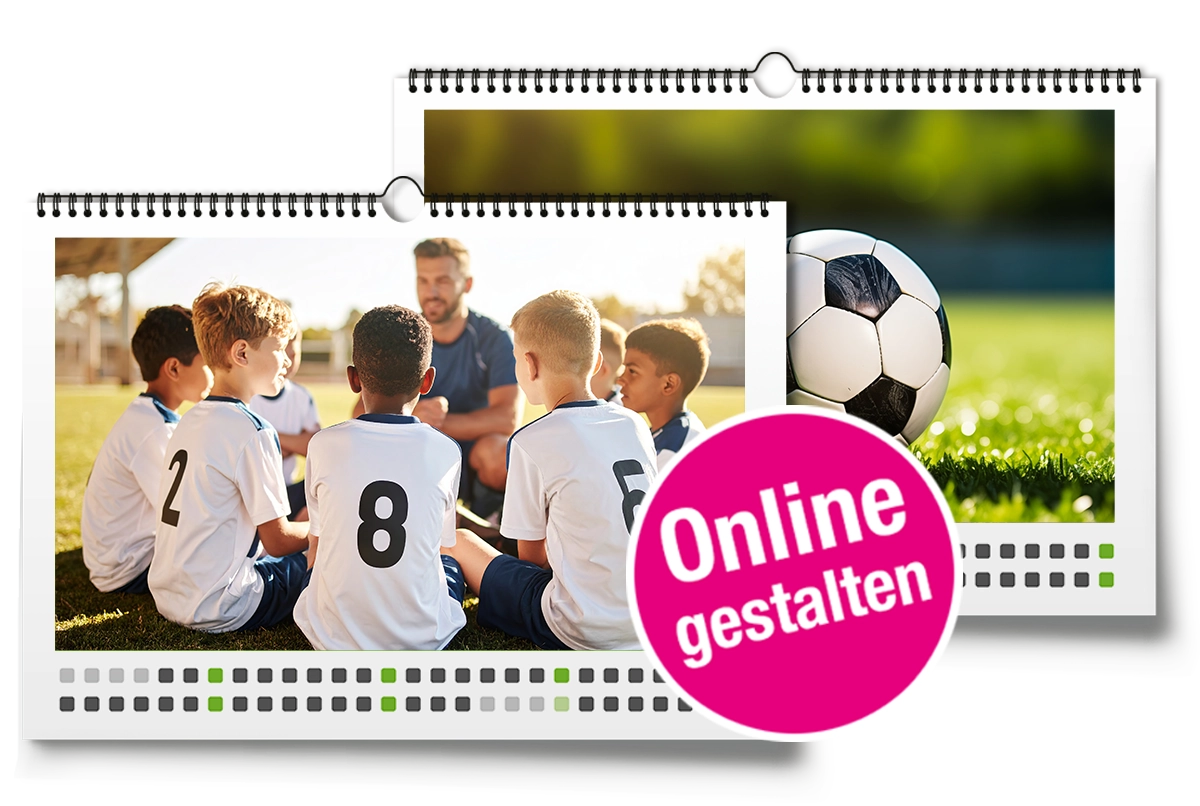 Wandkalender für Fußballvereine