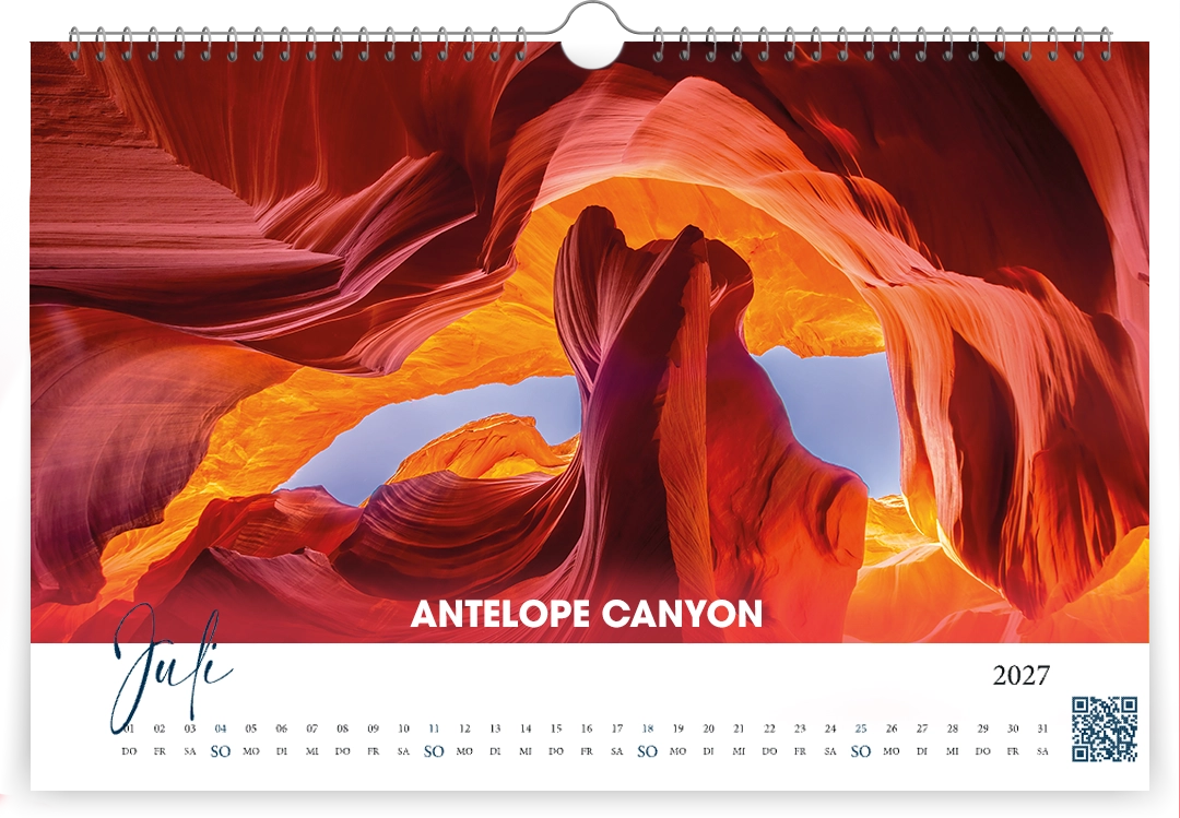 Wandkalender für Reisebüros