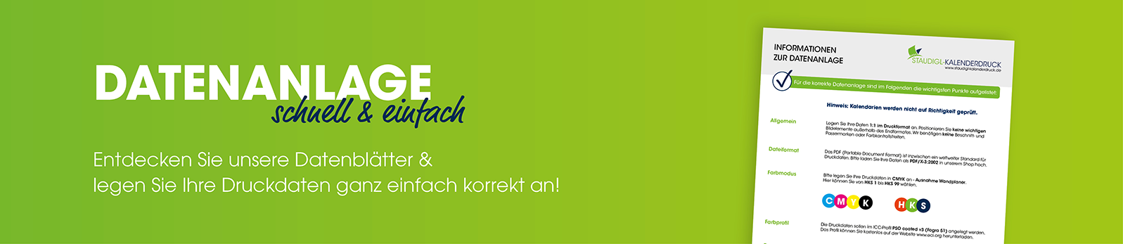 Datenanlage schnell und einfach