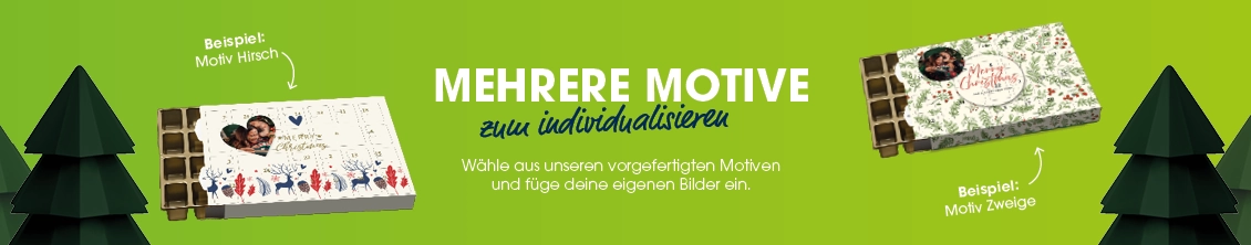 Verschiedene Motive zum individualisieren