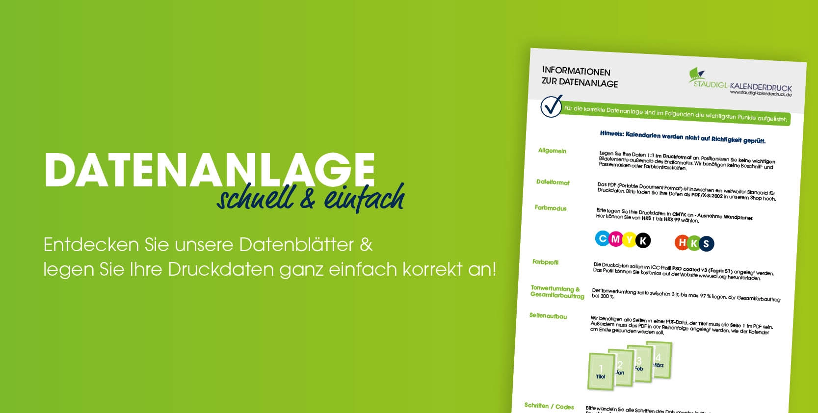 Datenanlage schnell und einfach