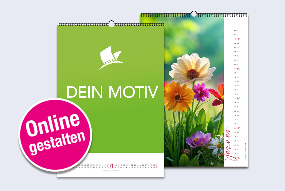 Wandkalender DIN Formate