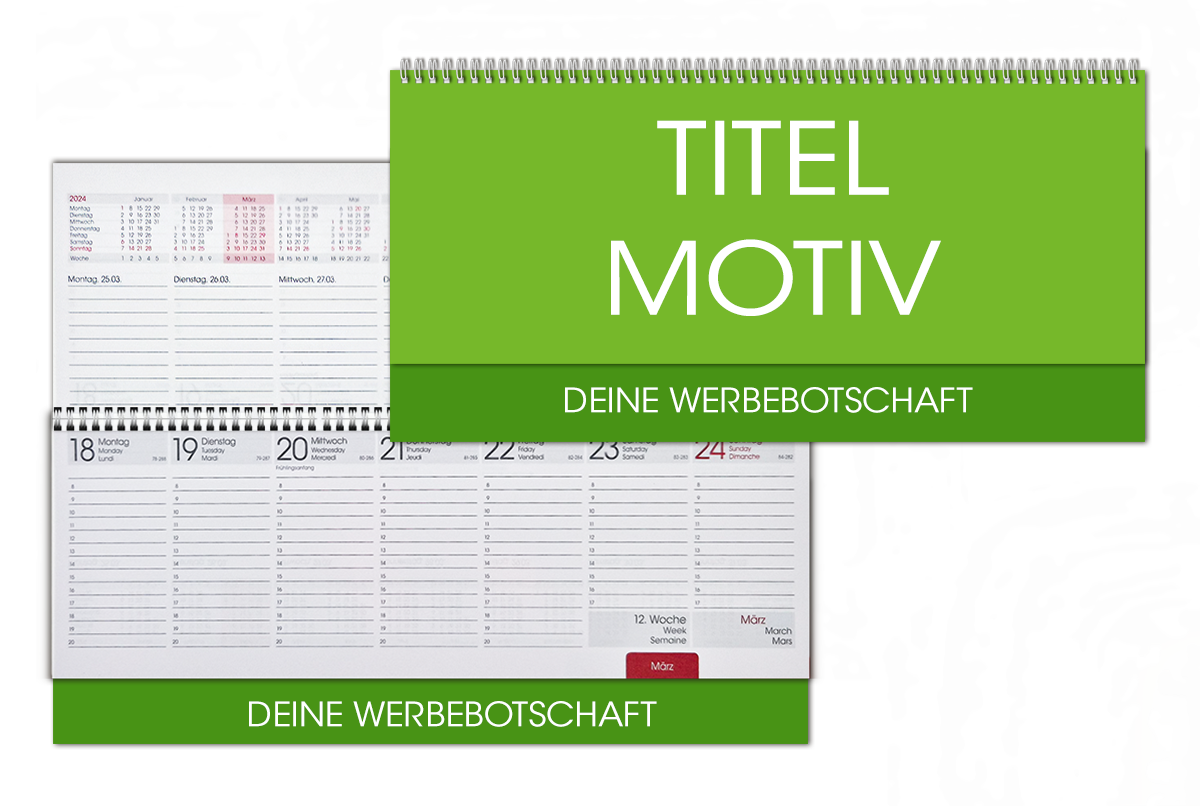 Tischquerkalender