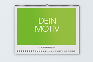 Premium Kalender im Format 600 mm x 420 mm 
