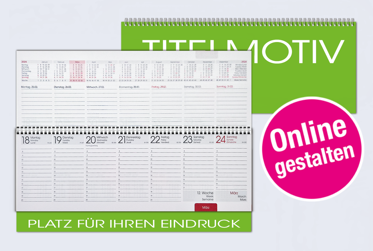 Tischquerkalender