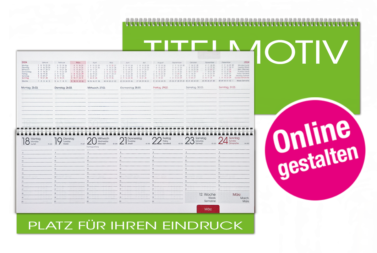 Tischquerkalender